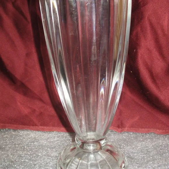 Libbey Sundae Glass 7.5" Tall VINTAGE Thick Glass 1950's - Picture 2 of 6